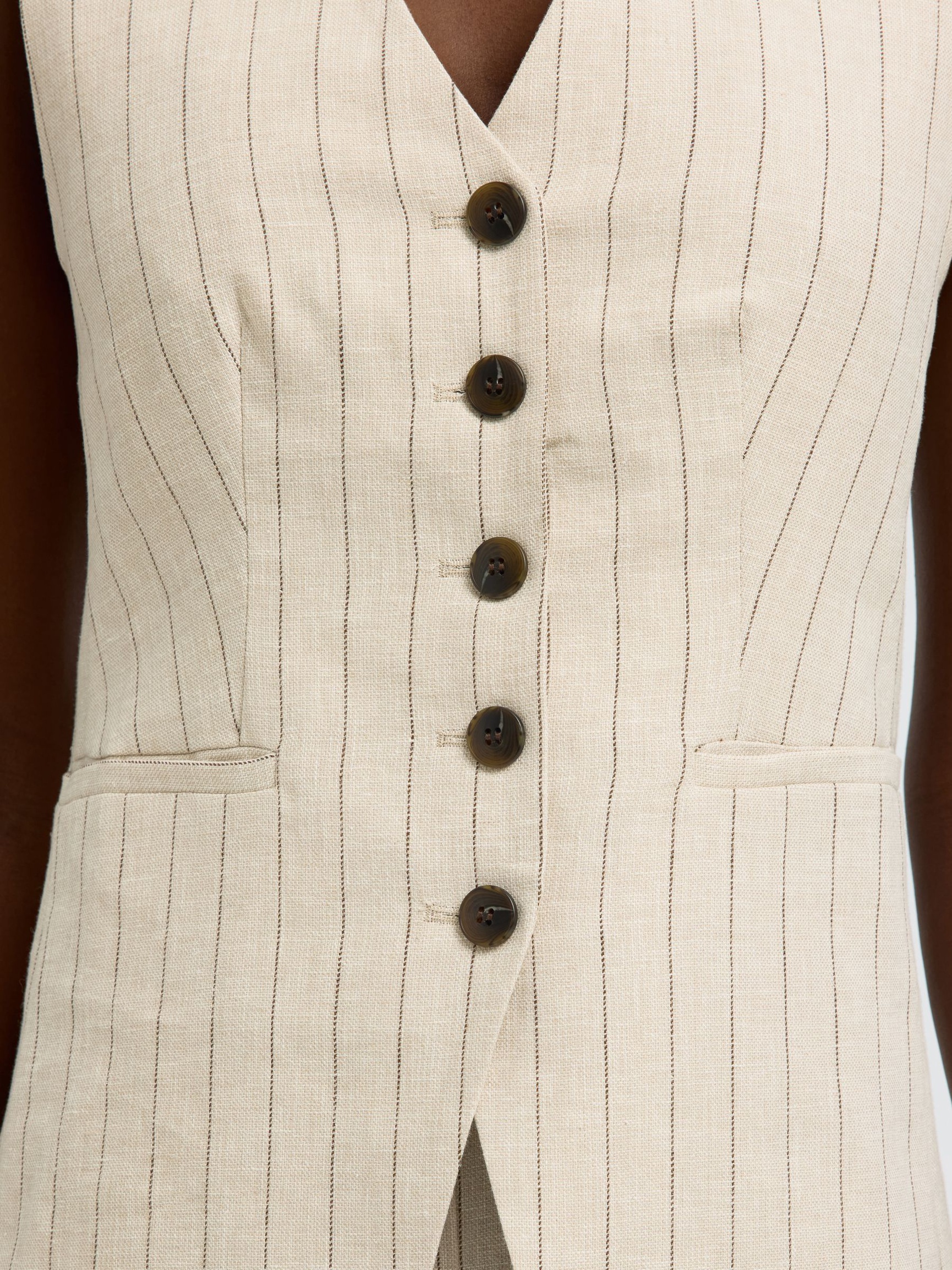 HØRBLANDING VEST, White Pepper, highres
