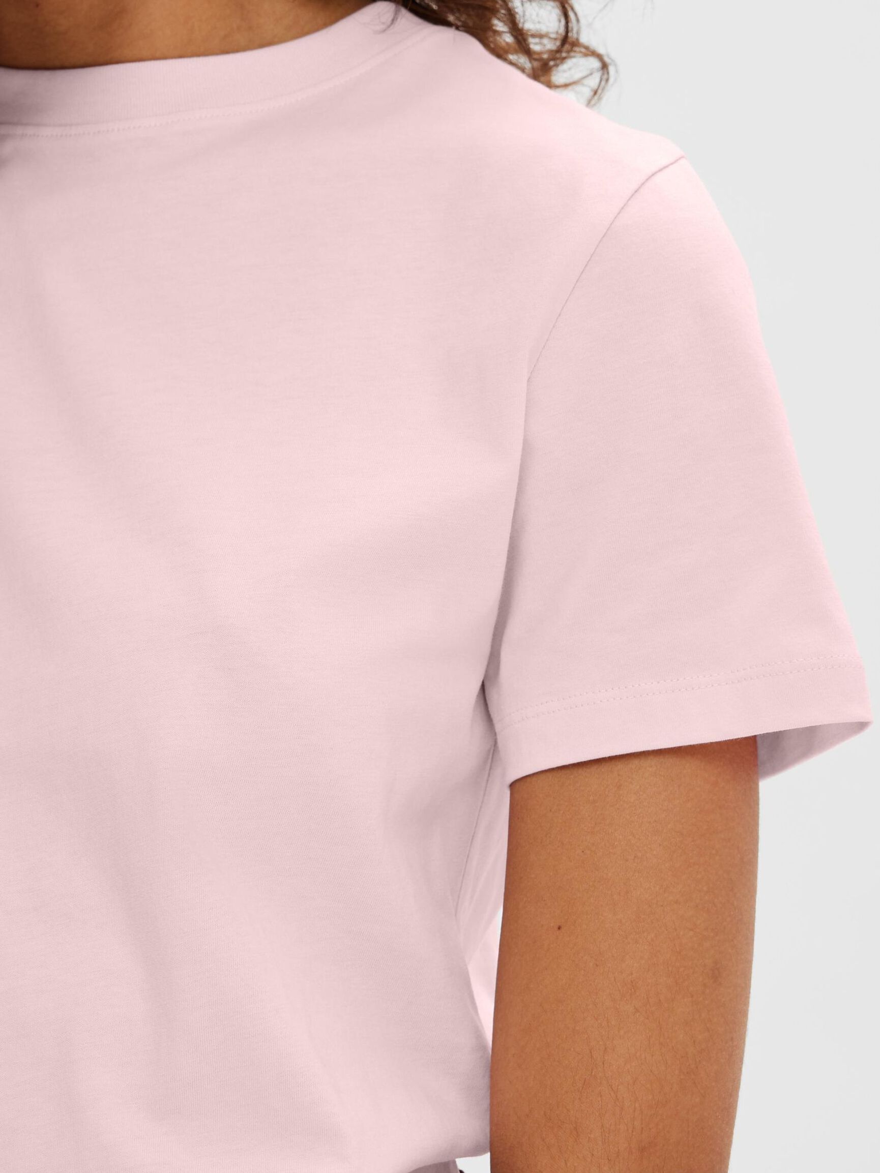 CLASSIC COTTON T-SHIRT, Cradle Pink, highres