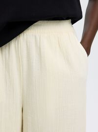 PANTALONI GAMBA AMPIA, Egret, highres