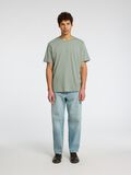 Selected ALGODÓN FLAMEADO CAMISETA, Iceberg Green, highres - 16092508_IcebergGreen_005.jpg