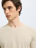 Selected REGULAR T-SHIRT, Oatmeal, highres - 16087842_Oatmeal_006.jpg