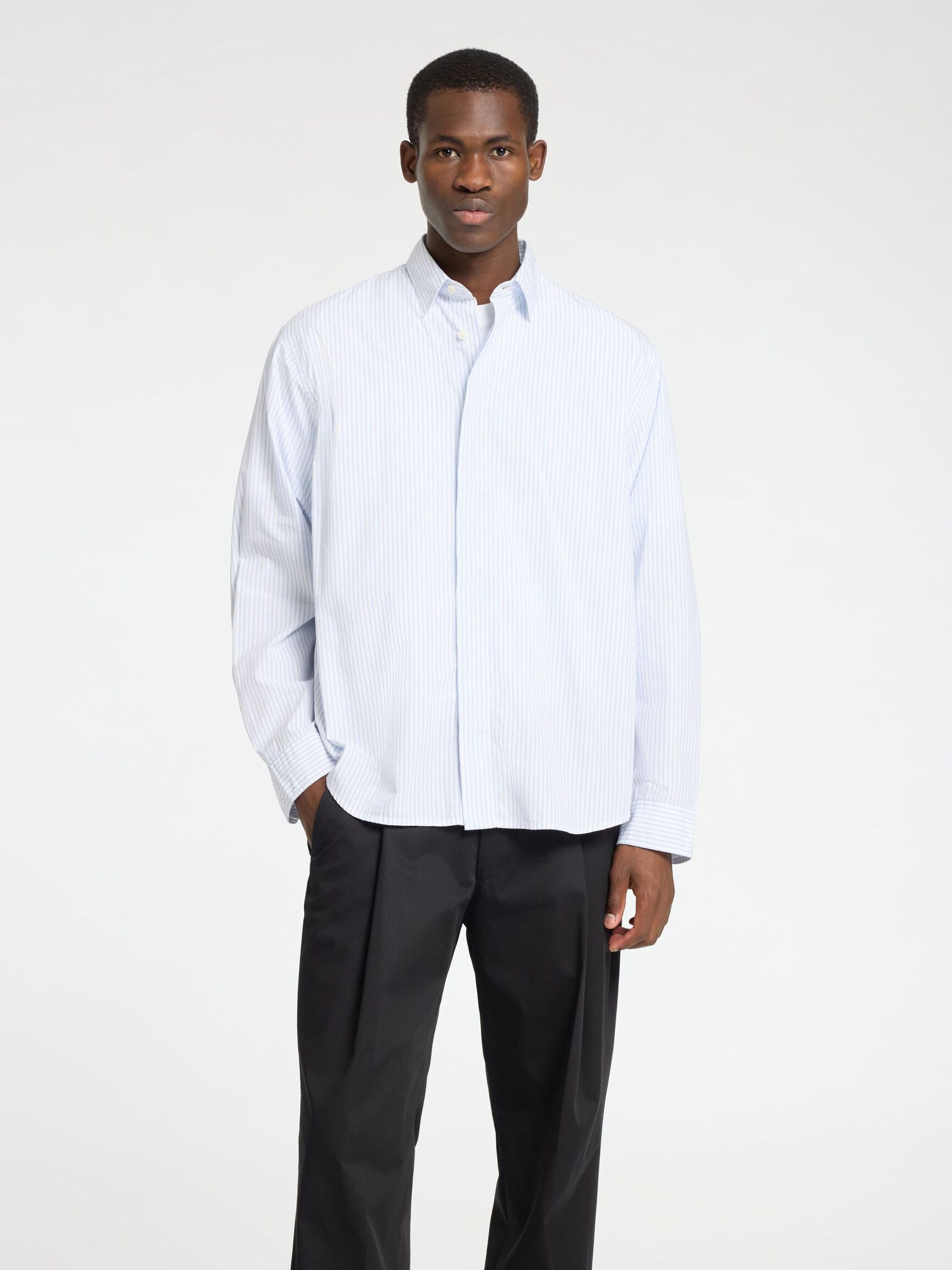 COUPE CARRÉE CHEMISE, Bright White, highres