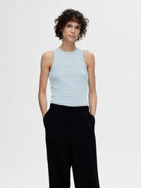 GESTREIFTE TANKTOP, Cashmere Blue, highres