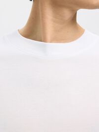 MANCHES COURTES ET COUPE DÉCONTRACTÉE T-SHIRT, Bright White, highres