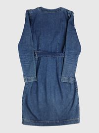 GÜRTEL JEANSKLEID, Dark Blue Denim, highres