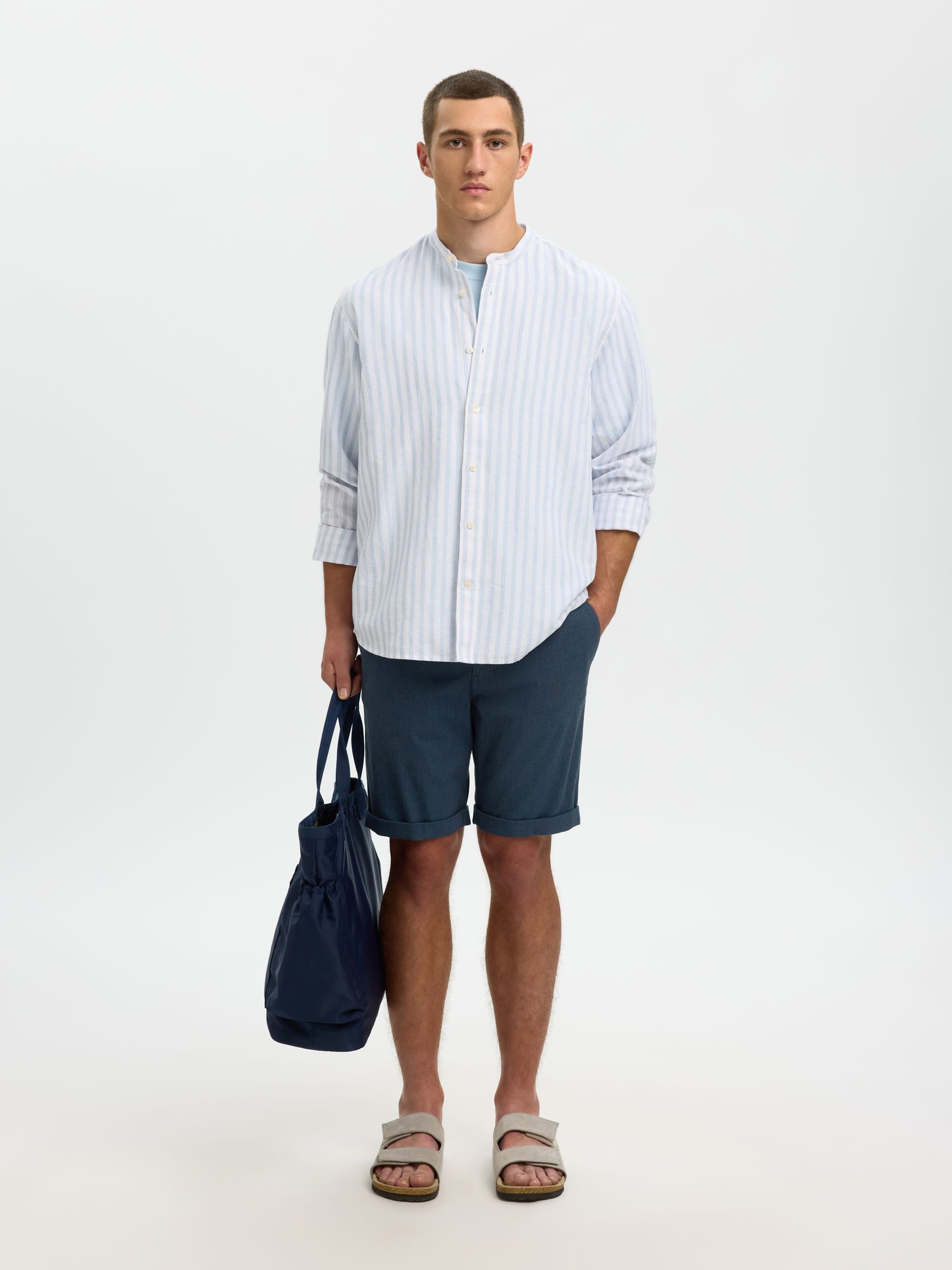 BOMULL FLEX SHORTS, Dark Sapphire, highres