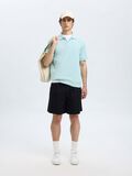 Selected BAUMWOLL POLO SHIRT, Winter Sky, highres - 16097655_WinterSky_008.jpg