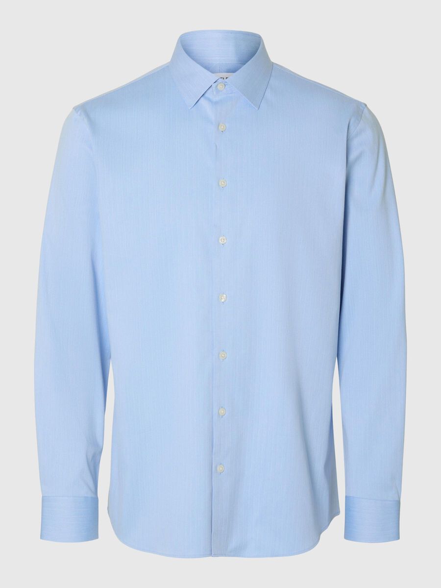 Selected SLIM FIT STRETCH SHIRT, Light Blue, highres - 16092939_LightBlue_1159402_001.jpg