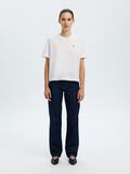 Selected EMBROIDERED CREWNECK T-SHIRT, Bright White, highres - 16101219_BrightWhite_1258640_005.jpg