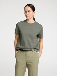 BOXY T-SHIRT, Vetiver, highres