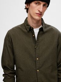 FLANNEL SHIRT, Forest Night, highres
