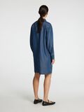 Selected CHAMBRAY SHIRT DRESS, Dark Blue, highres - 16098299_DarkBlue_004.jpg