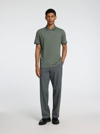 SHORT SLEEVED POLO SHIRT, Agave Green, highres