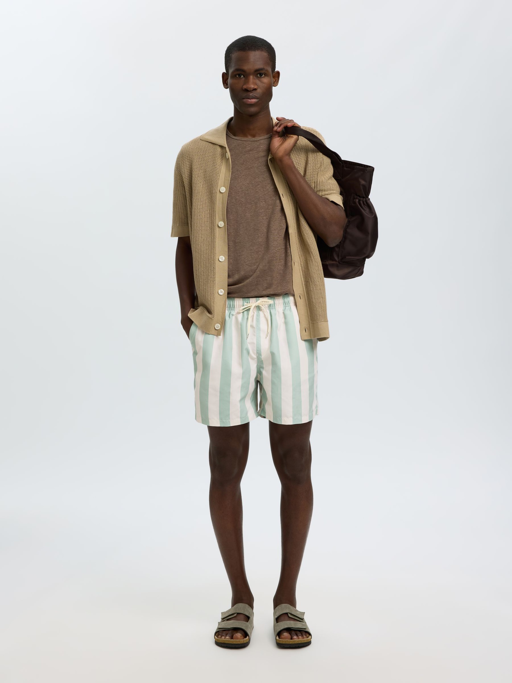 IMPRIMÉ SHORT DE BAIN, Bok Choy, highres