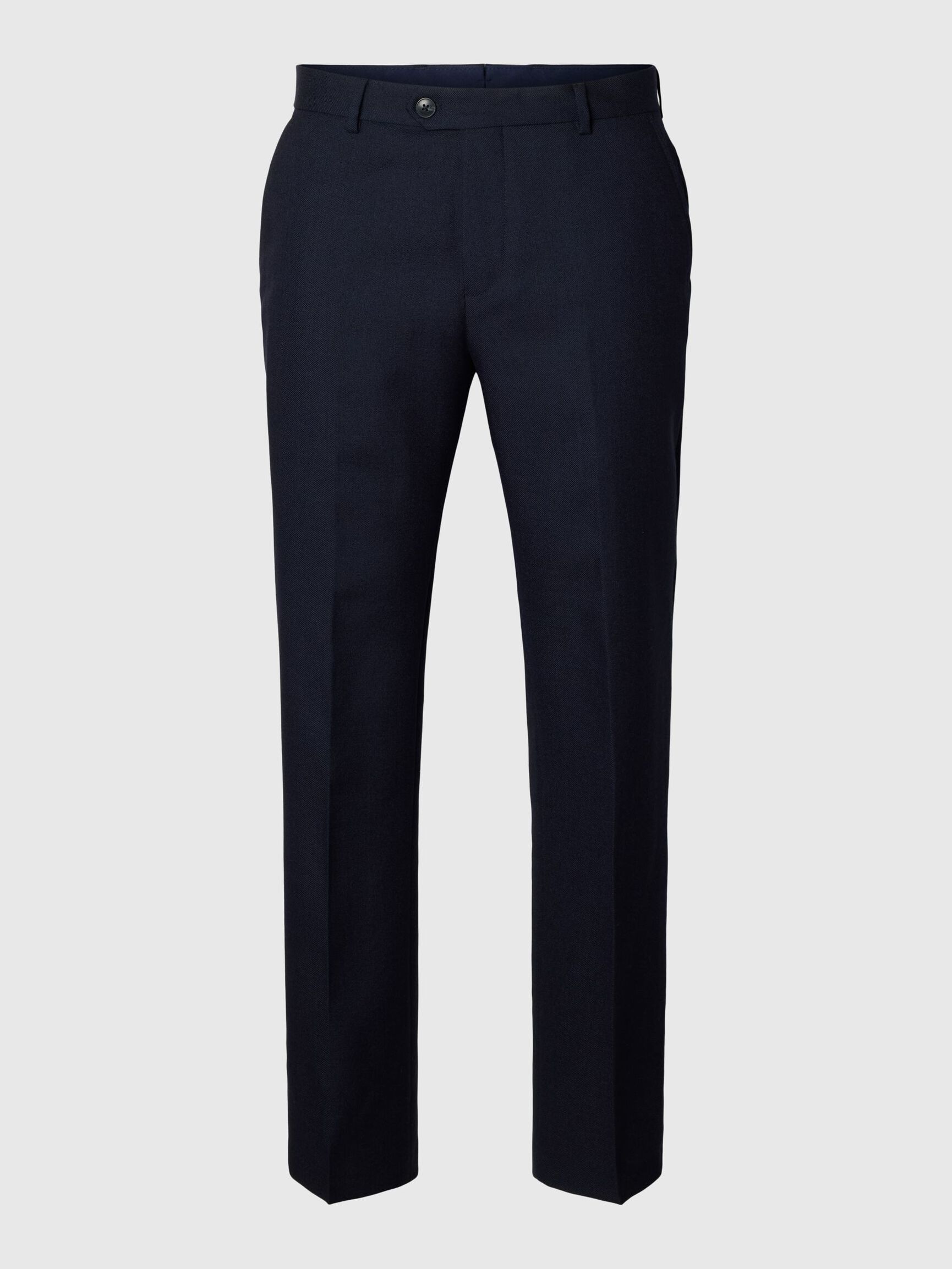 100% WOOL SUIT TROUSERS, Dark Sapphire, highres