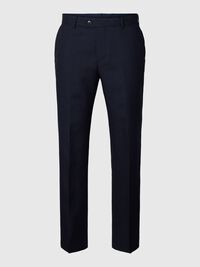 100% WOOL SUIT TROUSERS, Dark Sapphire, highres