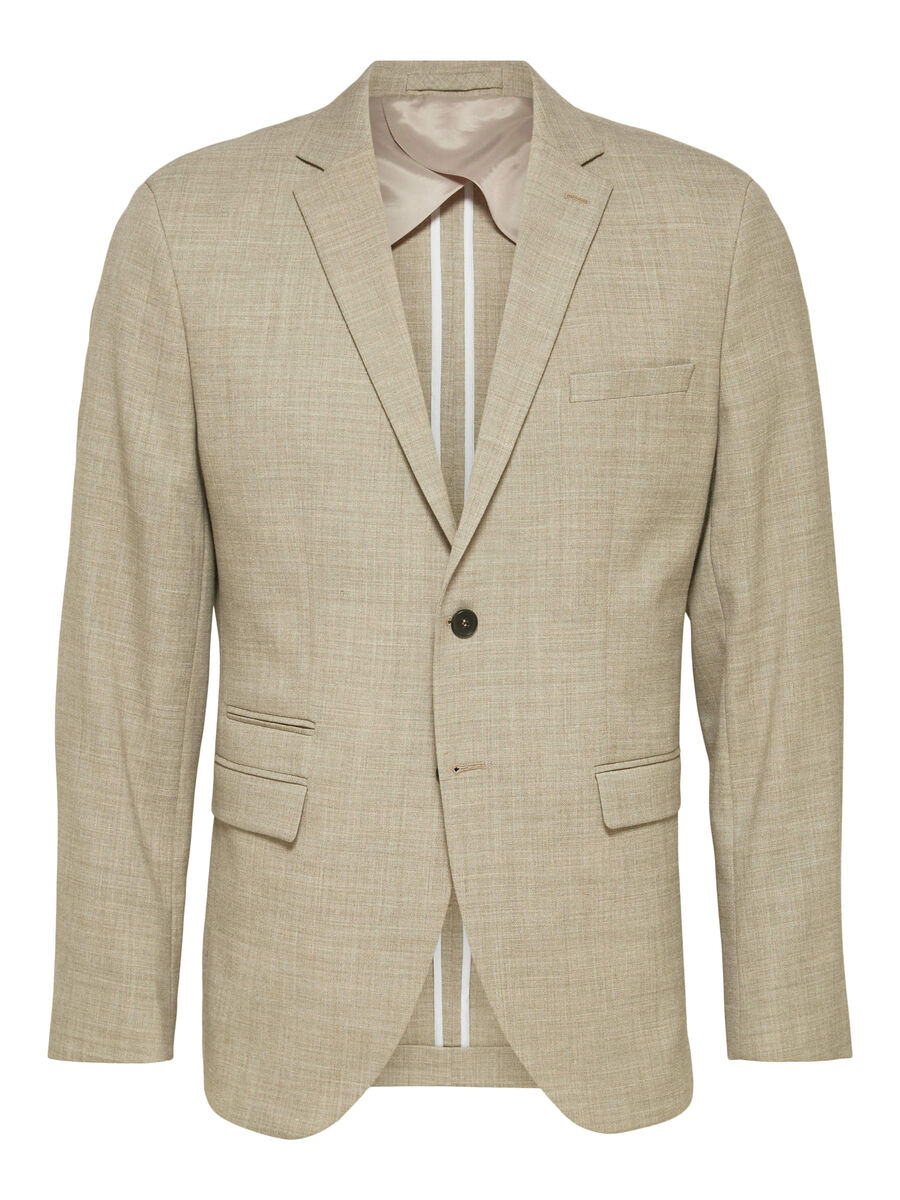 Selected LEICHTER EINREIHIGER BLAZER, Sand, highres - 16079926_Sand_001.jpg