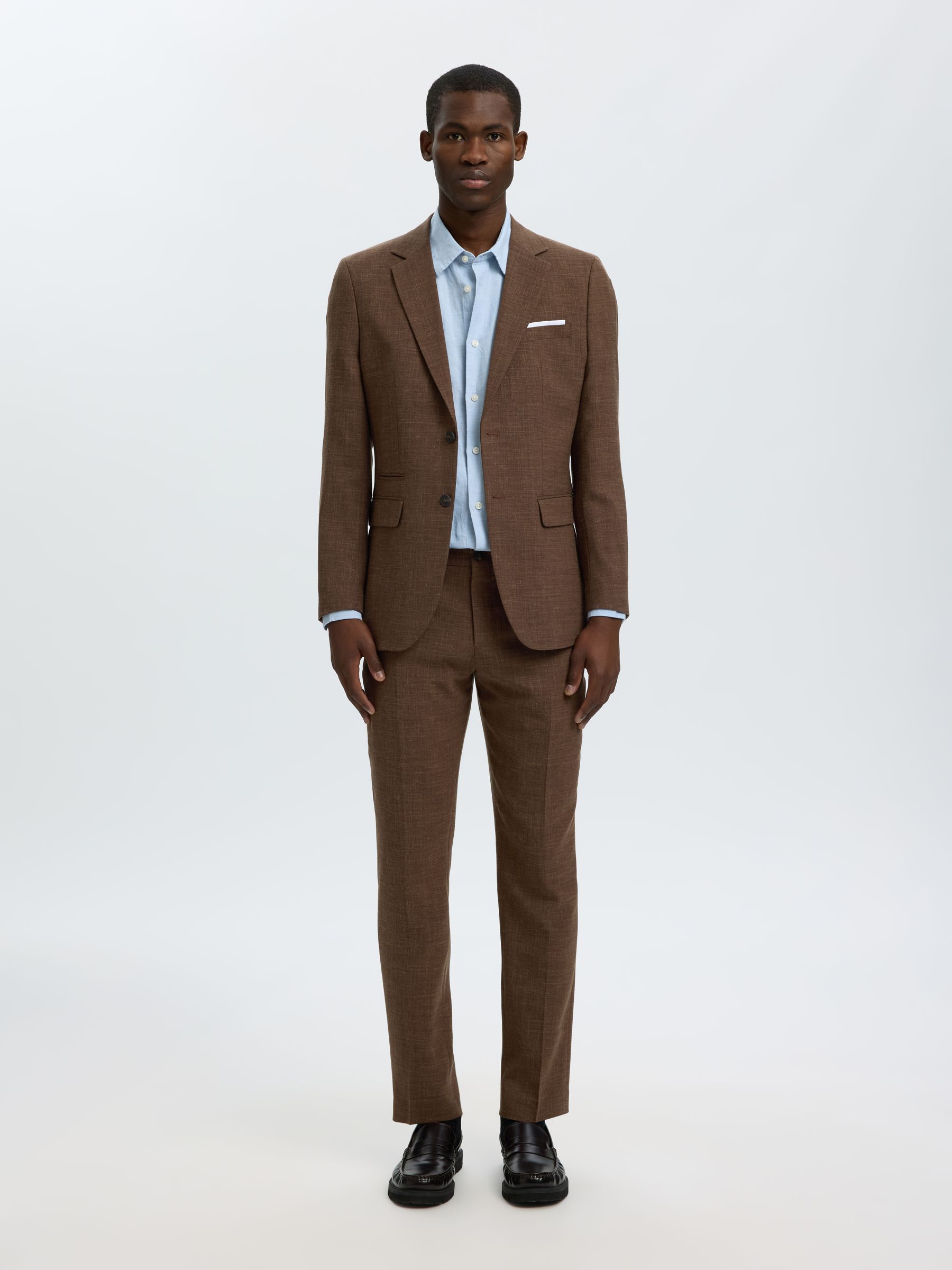 SLIM FIT SINGLE-BREASTED BLAZER, Delicioso, highres