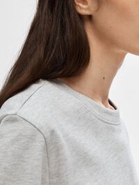 BOXY T-SHIRT, Light Grey Melange, highres