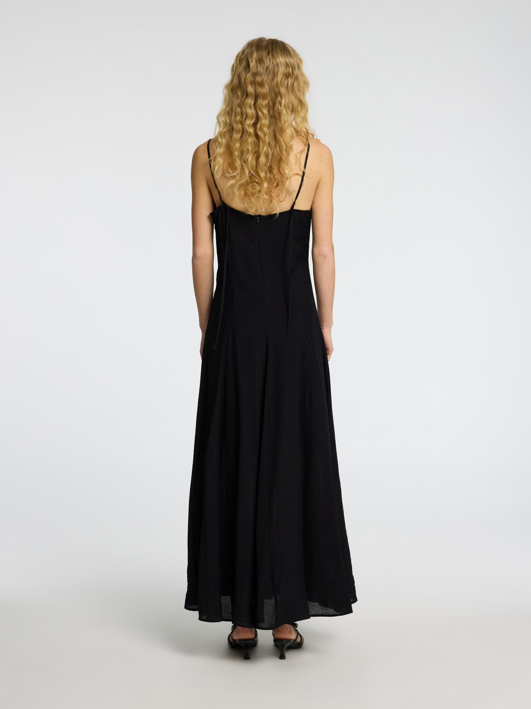 VISKOSEMIX MAXIKLEID, Black, highres