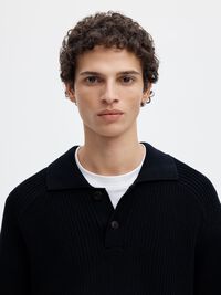 RIBBED PULLOVER, Sky Captain, highres