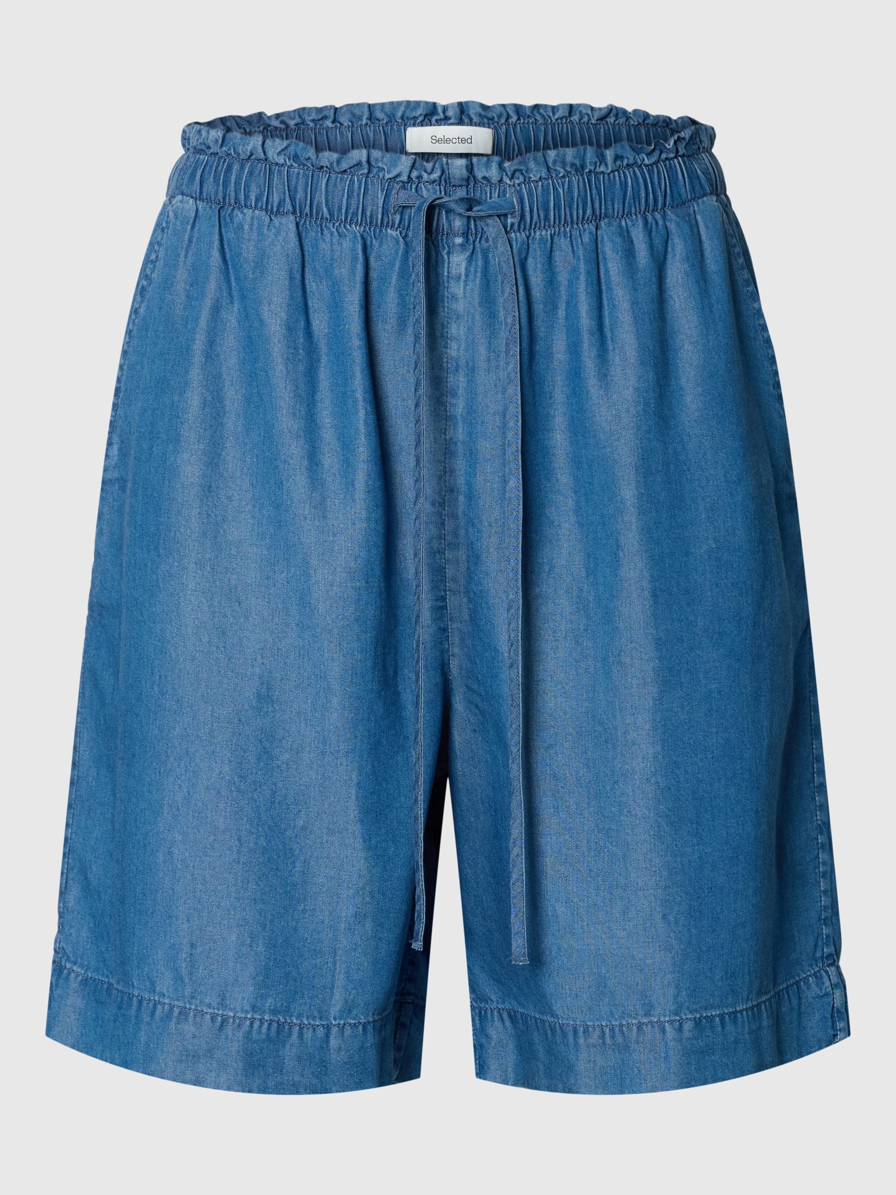 REGULAR FIT SHORTS, Medium Blue Denim, highres