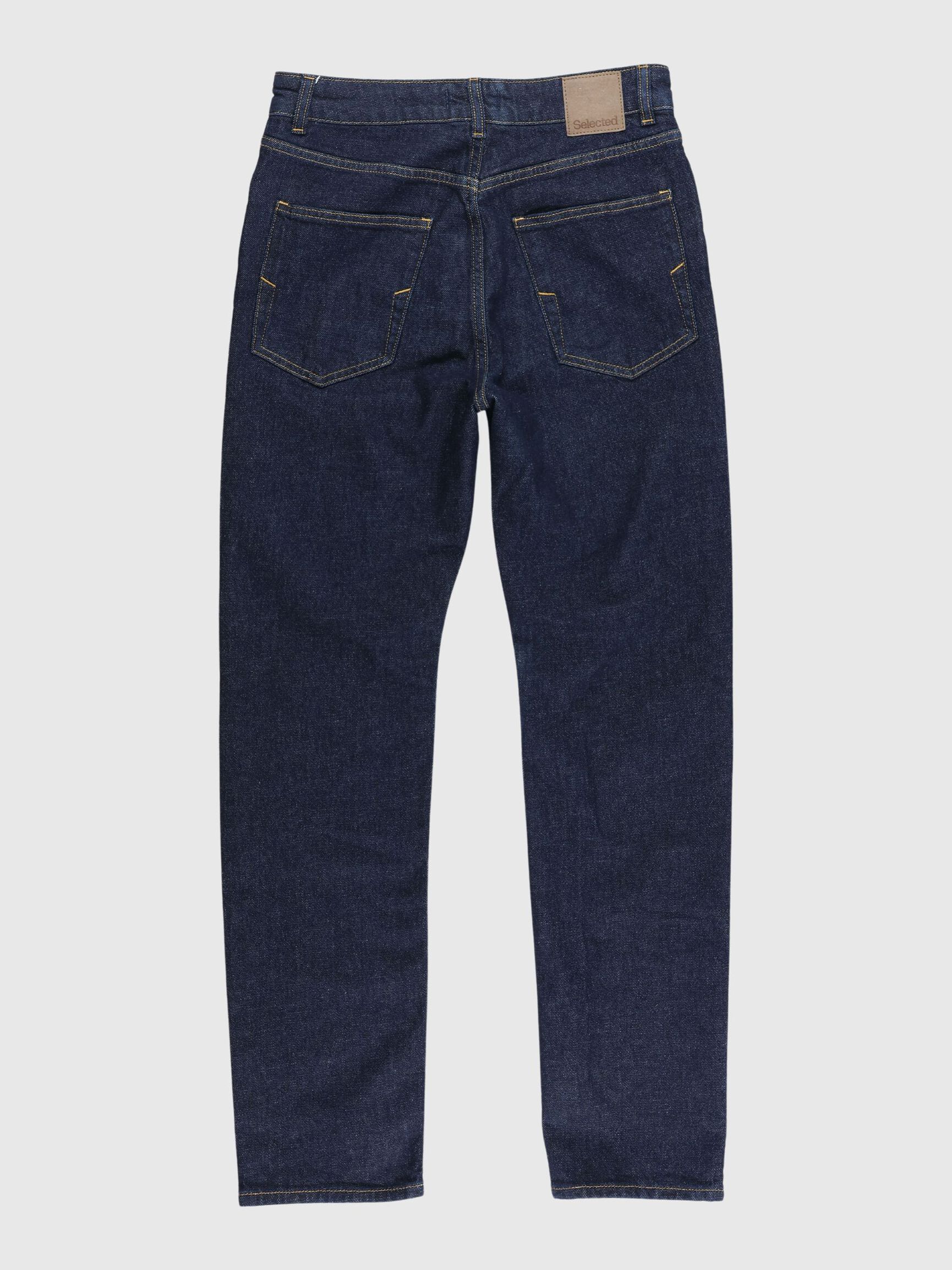 JEANS, Dark Blue Denim, highres