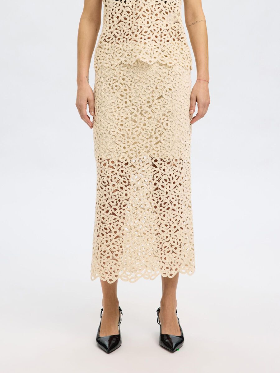 Selected GEHAAKT MIDDELLANGE ROK, Sandshell, highres - 16097874_Sandshell_003.jpg