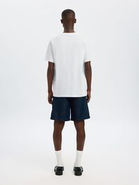 SLUB-BOMULL T-SKJORTE, Bright White, highres