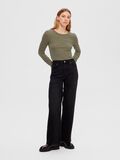 Selected LONG-SLEEVED T-SHIRT, Dusky Green, highres - 16090484_DuskyGreen_005.jpg