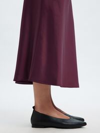 SATIN MIDI SKIRT, Fig, highres
