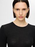 Selected WOOL BLEND LONG SLEEVED TOP, Black, highres - 16094726_Black_006.jpg