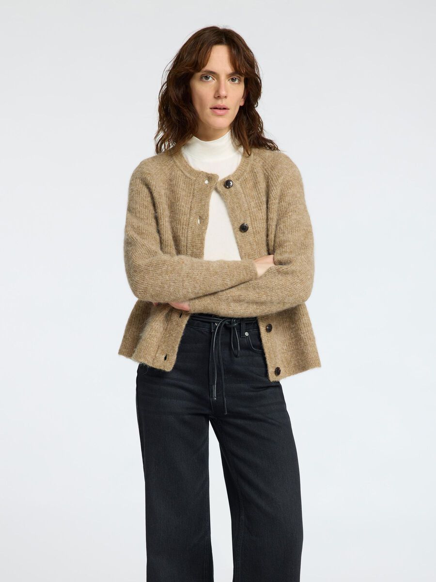 Selected LONG-SLEEVED CARDIGAN, Sepia Tint, highres - 16074481_SepiaTint_773856_003.jpg
