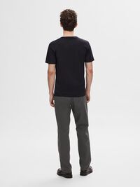 V-NECK T-SHIRT, Black, highres