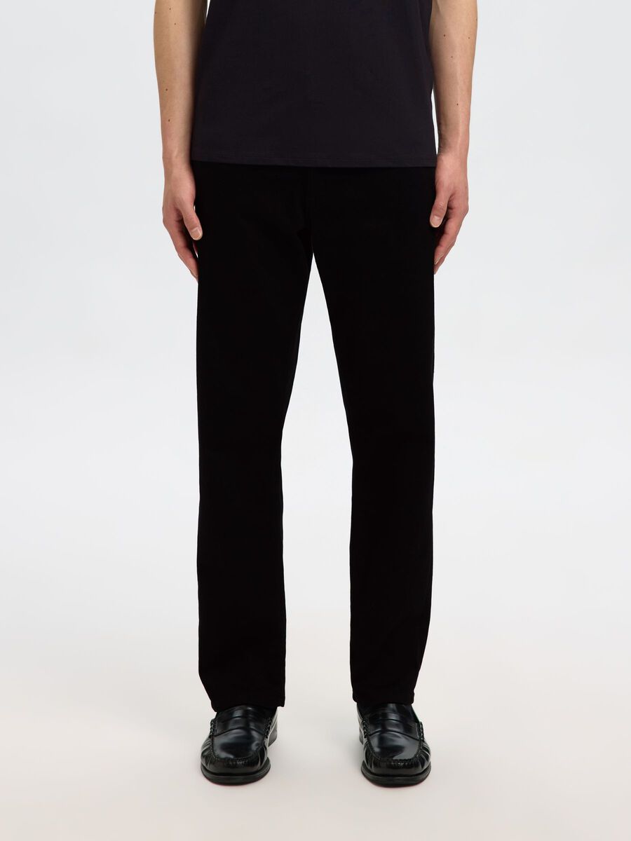 Product tile image - 196 STRAIGHT FIT JEANS, Black Denim | 16100097_BlackDenim