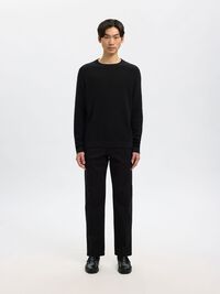 MAGLIONE GIROCOLLO, Black, highres