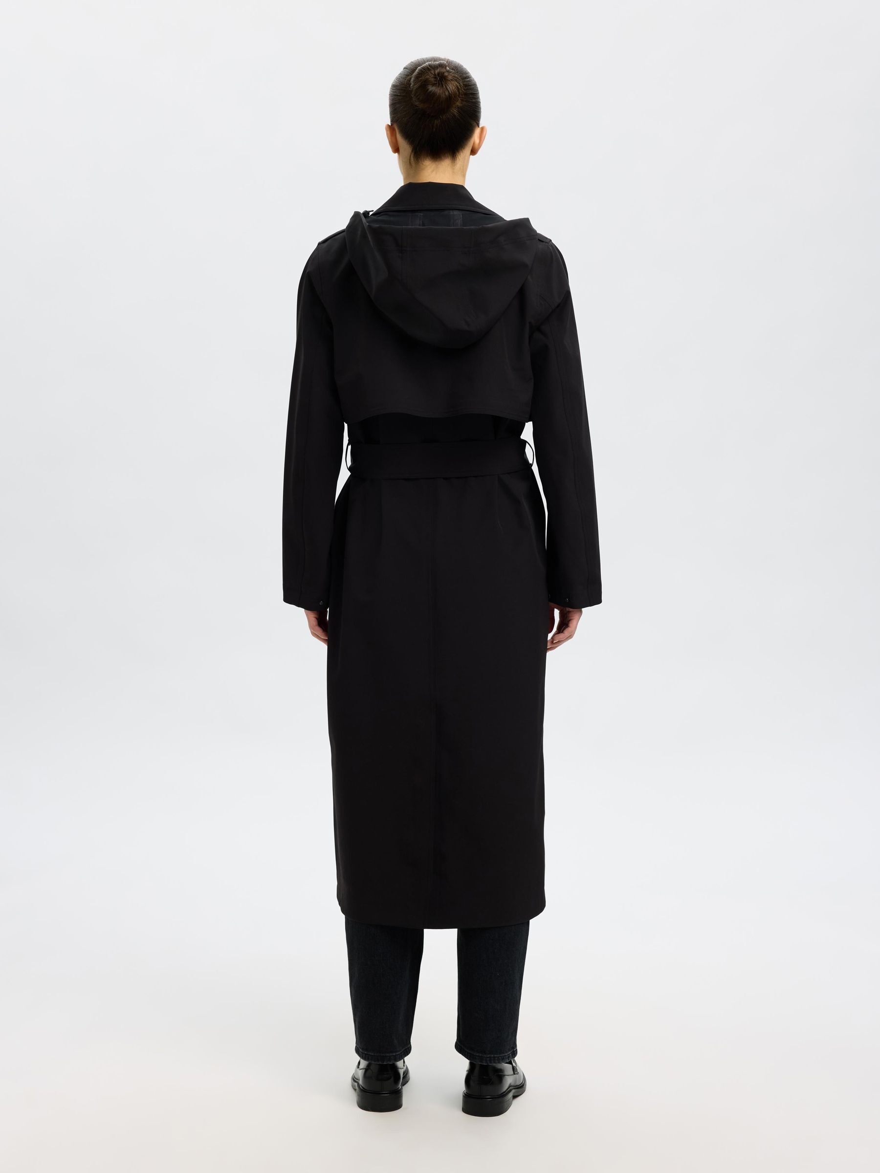 TECHNICAL TRENCHCOAT | Black | Selected