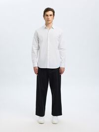 STRETCH SLIM FIT OVERHEMD, Bright White, highres