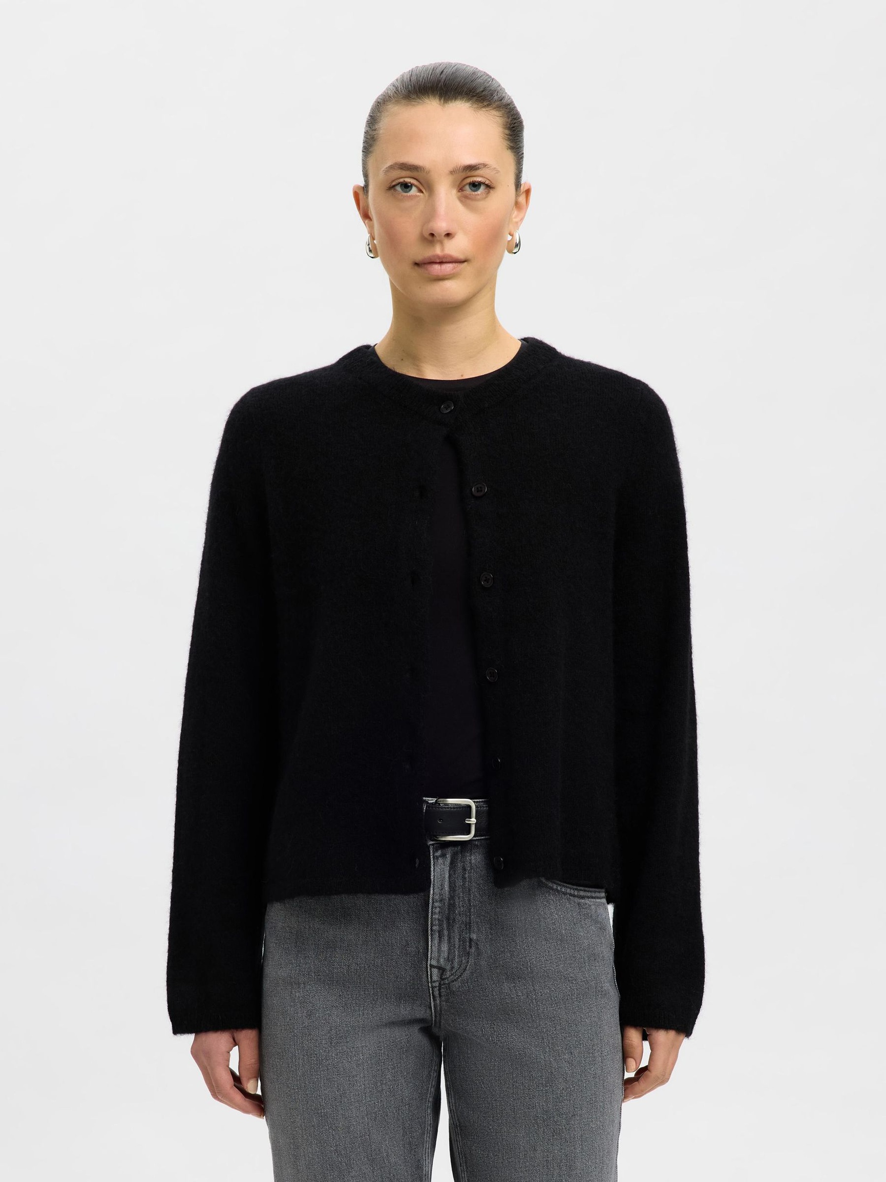 ULLBLANDNING KOFTA, Black, highres