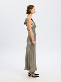 PRENDA SIN MANGAS VESTIDO MIDI, Vetiver, highres