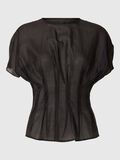 Selected STRUCTURED SHORT SLEEVED TOP, Black, highres - 16097764_Black_001.jpg