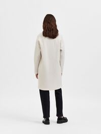 WOLL STRICKJACKE, Birch, highres