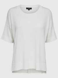 KNITTED T-SHIRT, Snow White, highres