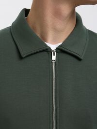 VISCOSE BLEND CARDIGAN, Deep Forest, highres