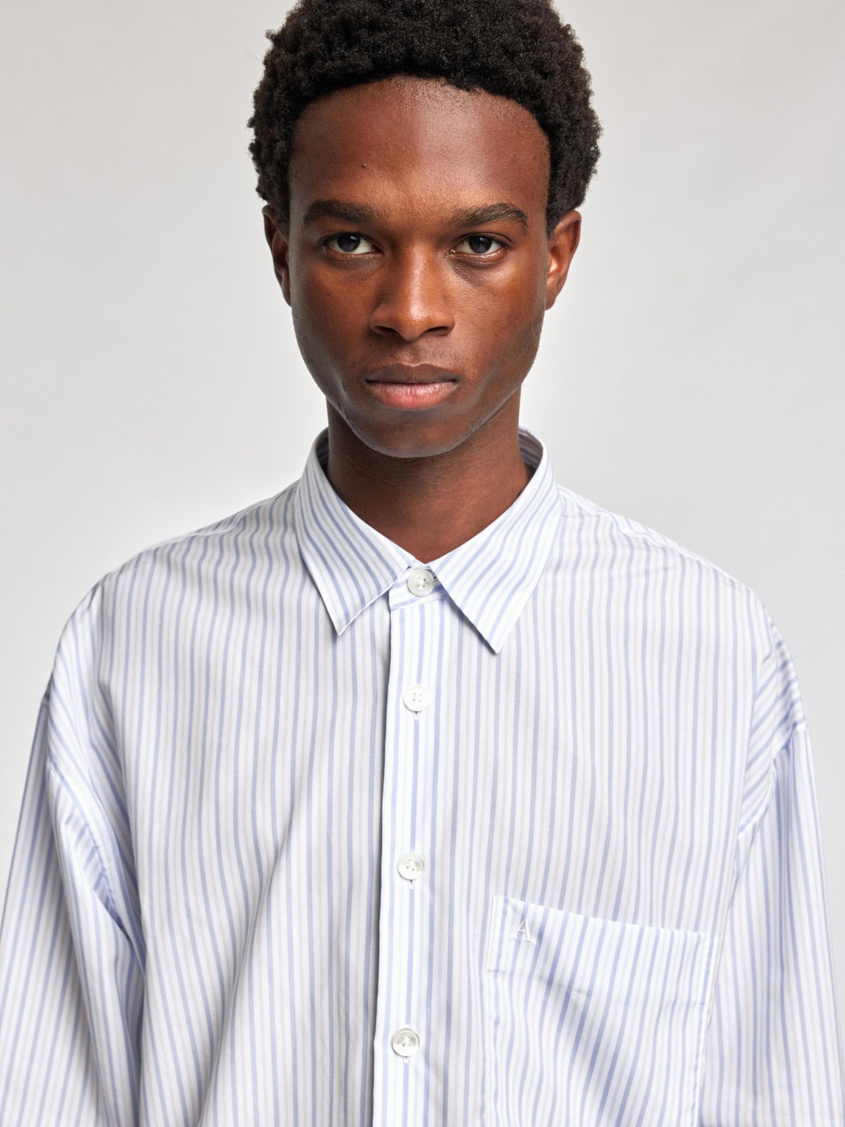 RELAXED FIT HEMD, Cashmere Blue, highres