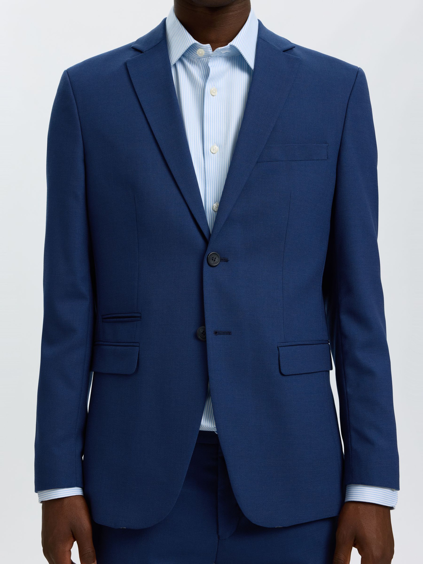 GEWEVEN WOLMIX BLAZER, Blue Depths, highres