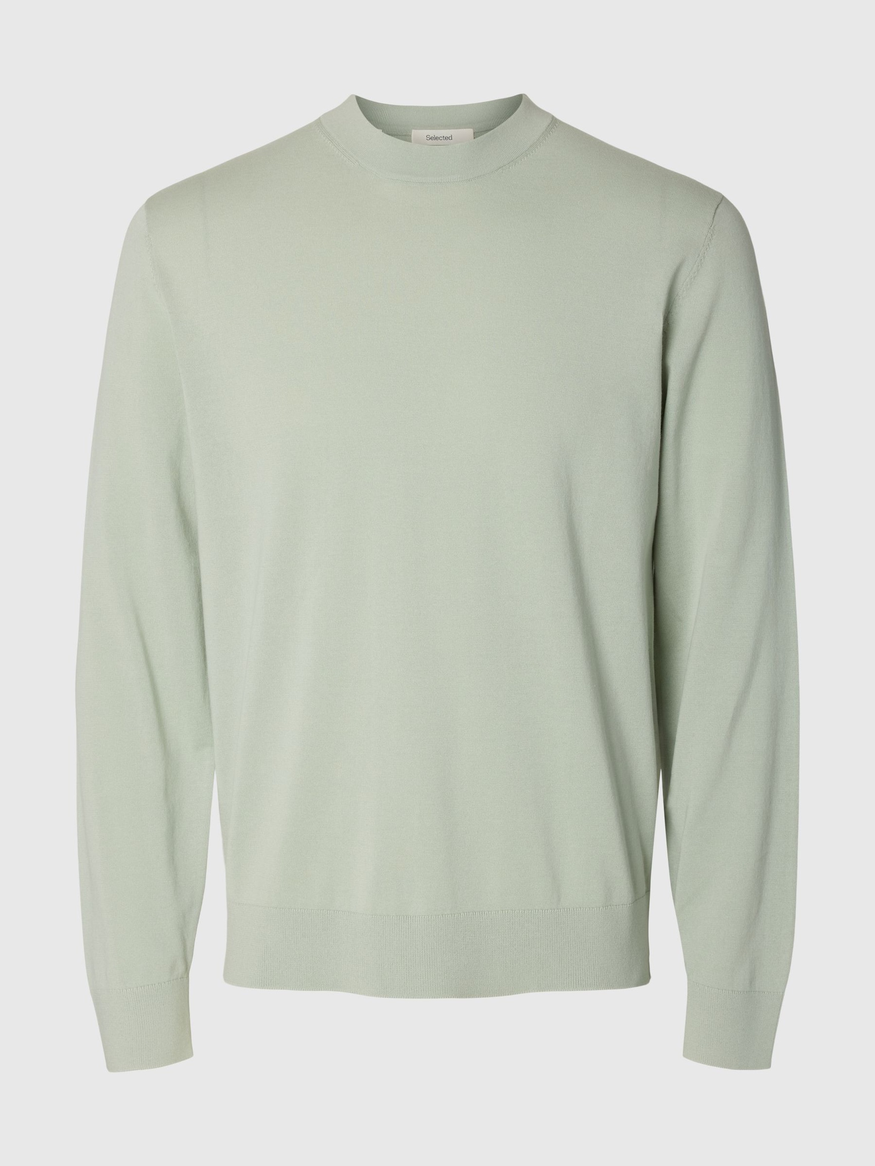 COTTON PULLOVER, Aqua Gray, highres