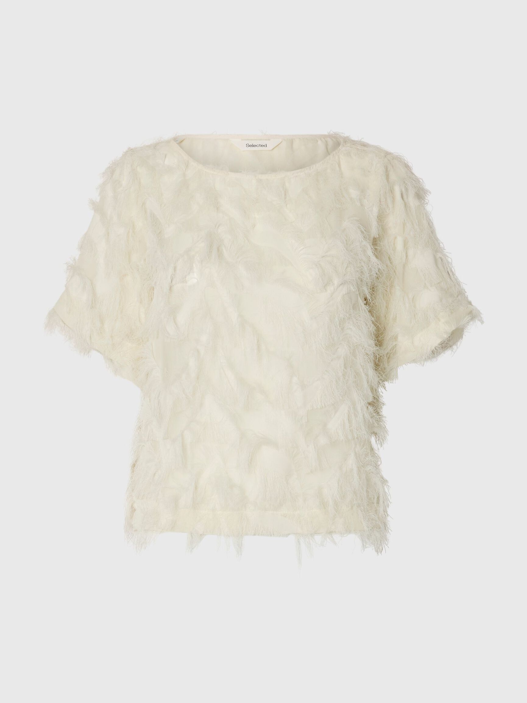 BÅDUDSKÆRING TOP, Egret, highres