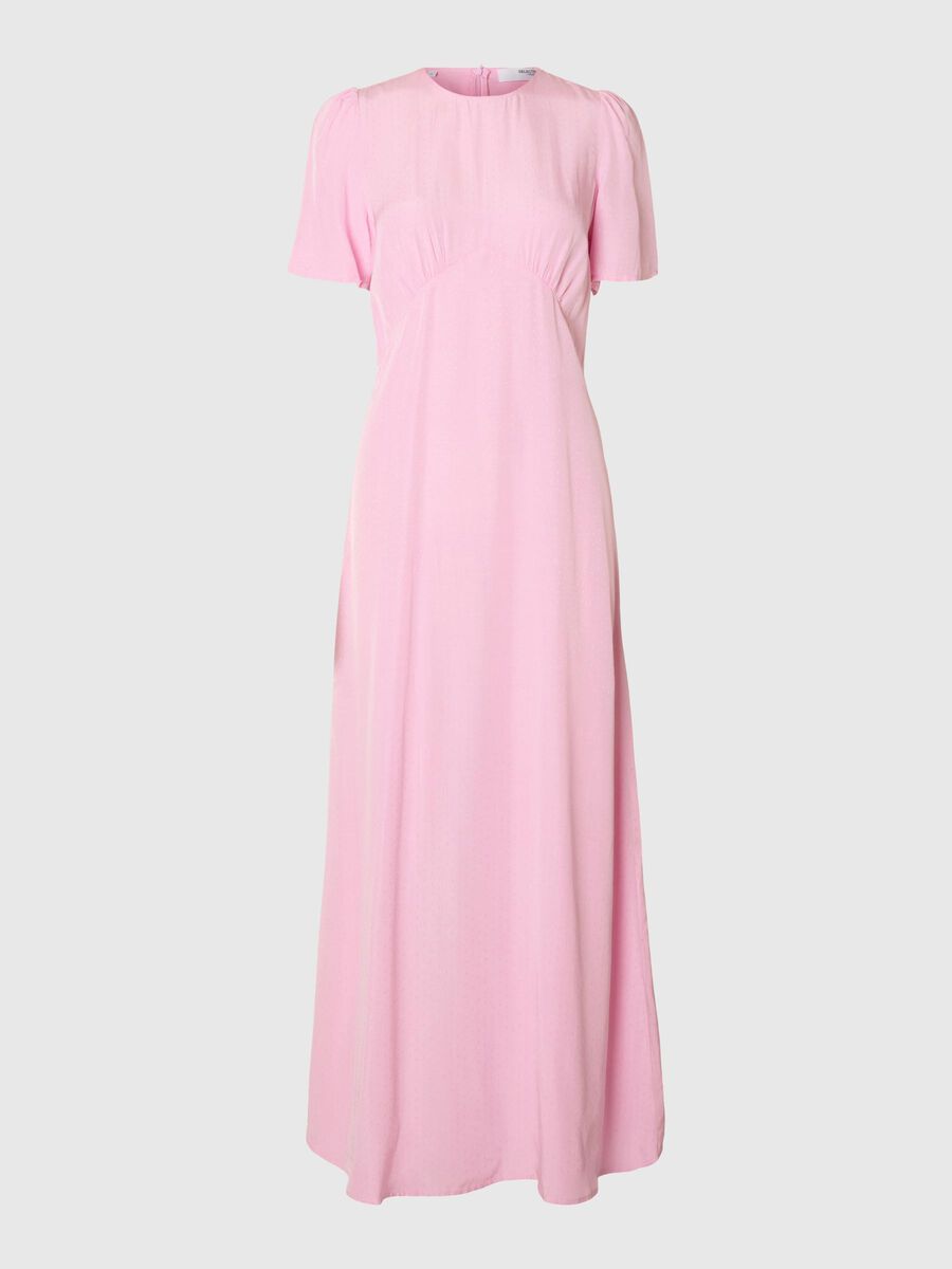 Selected SATIN MAXIKLEID, Lilac Sachet, highres - 16096776_LilacSachet_001.jpg