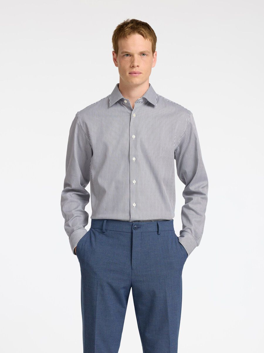 Selected SLIM FIT STRETCH SHIRT, Sky Captain, highres - 16092939_SkyCaptain_1123756_003.jpg
